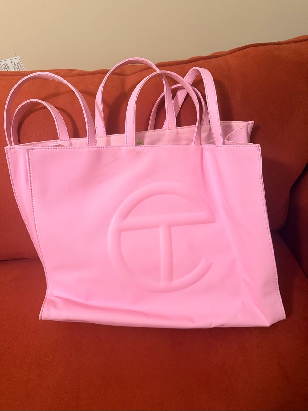 Telfar Bubblegum Pink Shopping Tote